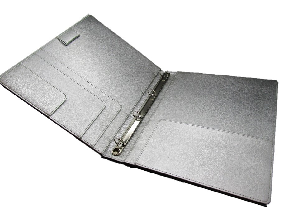 Ring binder A4 silver